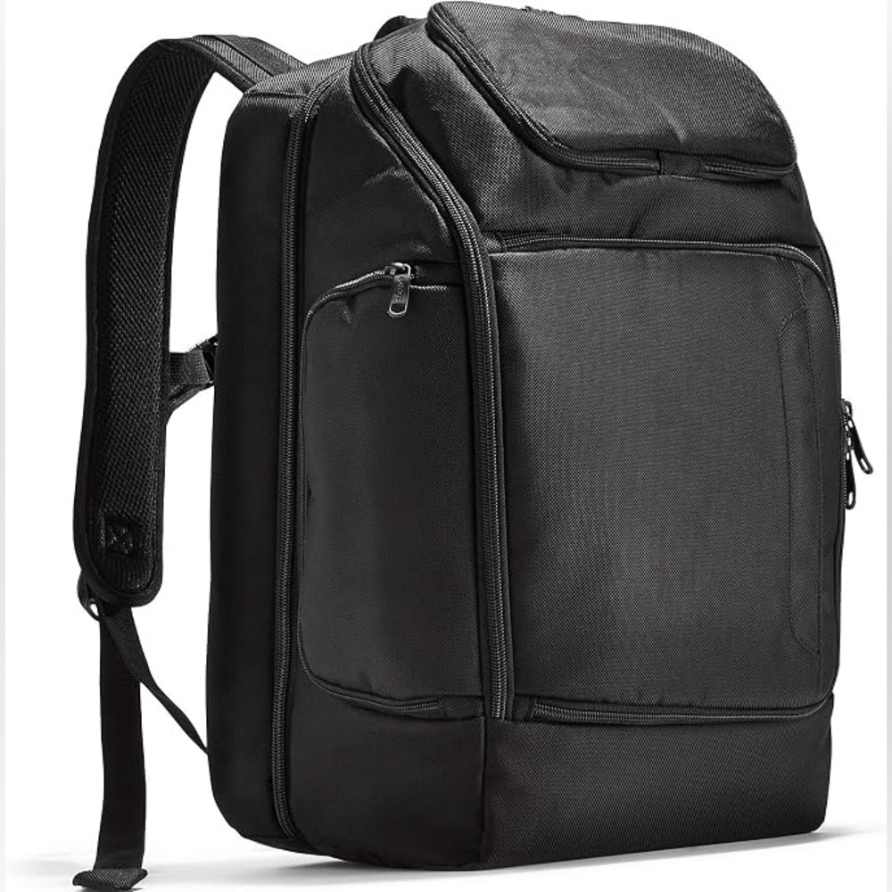 NEW EBAGS Professional Flight Laptop Backpack Solid Black EB2146-16C